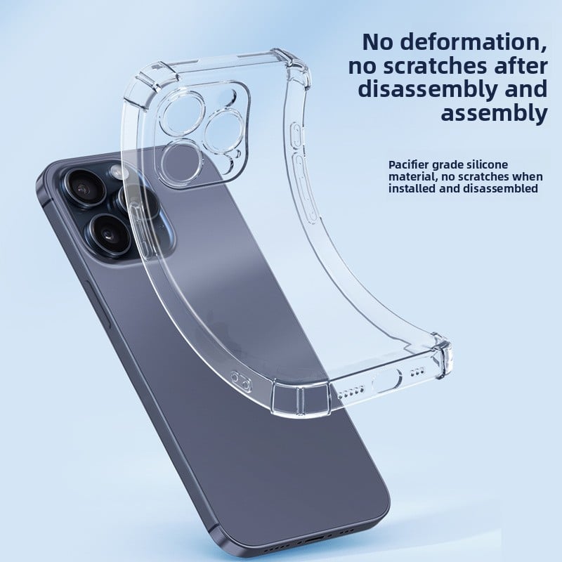 For 13 anti-fall 14Pro Apple 16 15 12 mobile phone case 11 XS Max soft iPhone8 silicone case 7